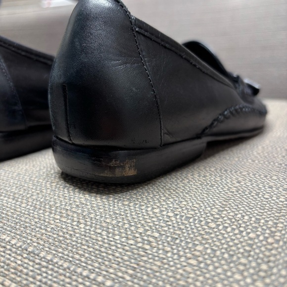 Cole Haan Women’s Black Leather Loafers with Tassels 7 1/2 - Picture 5 of 8